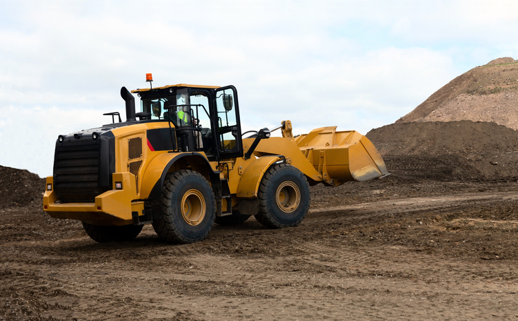 Wheel Loader on a construction site