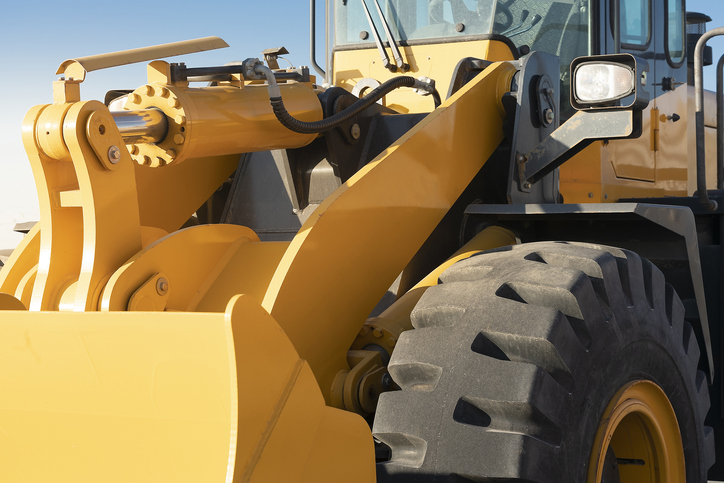 Earth mover. Front end loader.